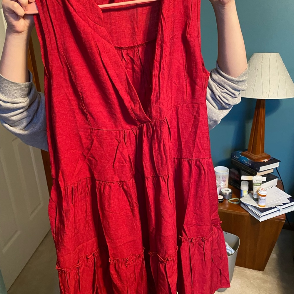 HALARA V-Neck Sleeveless Dress NWOT